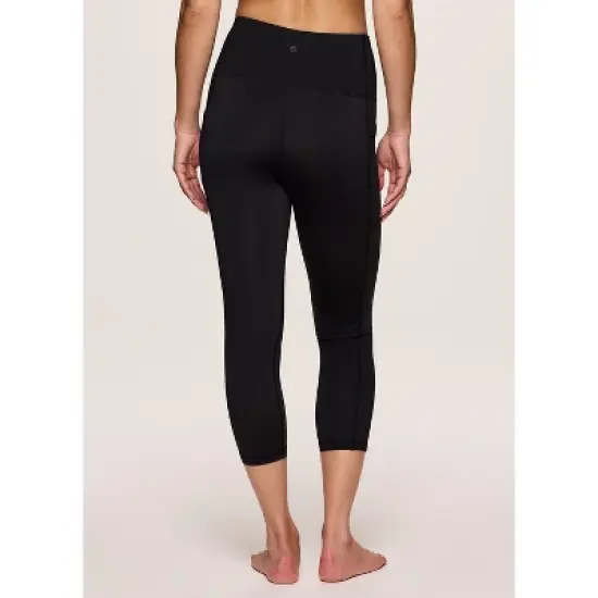 RBX Active Women's High Waisted Ultra Supportive Squat Proof Capri Legging with Pockets for Workouts, Yoga, Loungewear image {2}