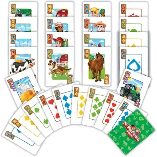MasterPieces Kids Games - Old MacDonald's Farm - Supersized Playing Cards image {2}