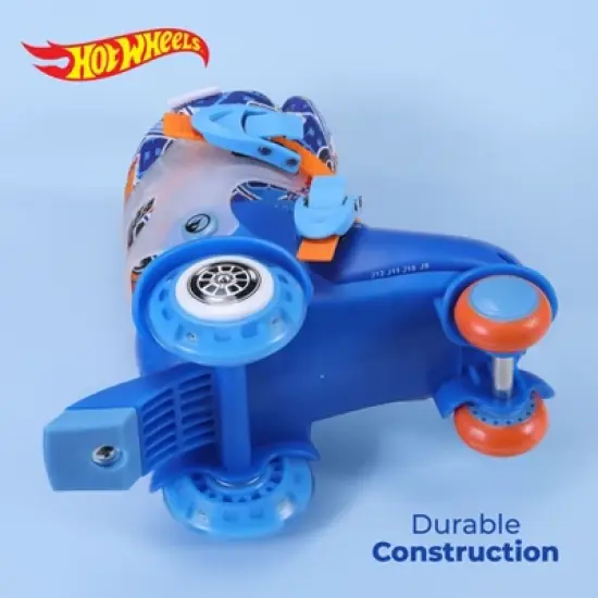 Hot Wheels Kids Trainer Skates - Light Up Wheels, ABEC 5 Bearings, Durable PVC Material image {3}