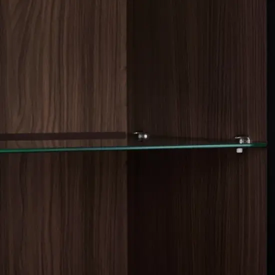 Bella Depot 51.2'' Freestanding Display Pantry Cabinet with Glass Door image {10}