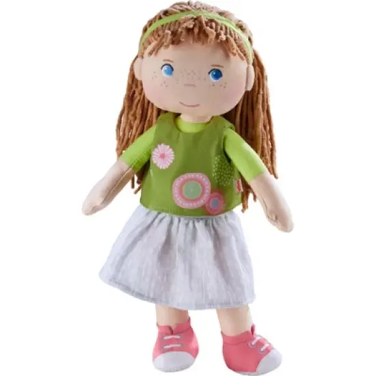 HABA Hedda 12" Soft Doll - Machine Washable with Embroidered Face image {1}