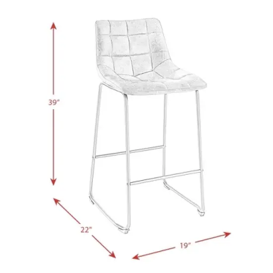 2pc Richmond Metal Barstool Set - Picket House Furnishings image {10}