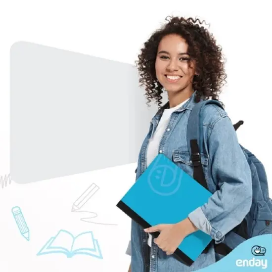 Enday Composition Notebook Collage Ruled - 100 Sheets image {1}