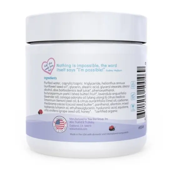 TruKid Lavender Body Lotion for Kids 4oz image {4}