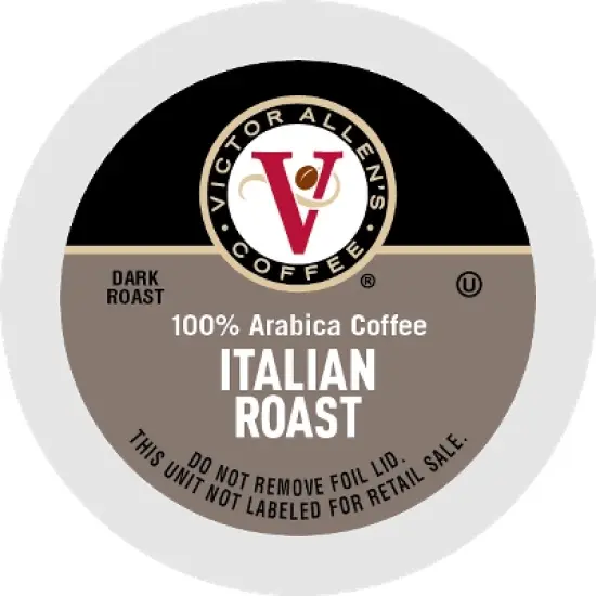 Victor Allen's Coffee Italian Roast Single Serve Coffee Pods, 200 Ct image {3}