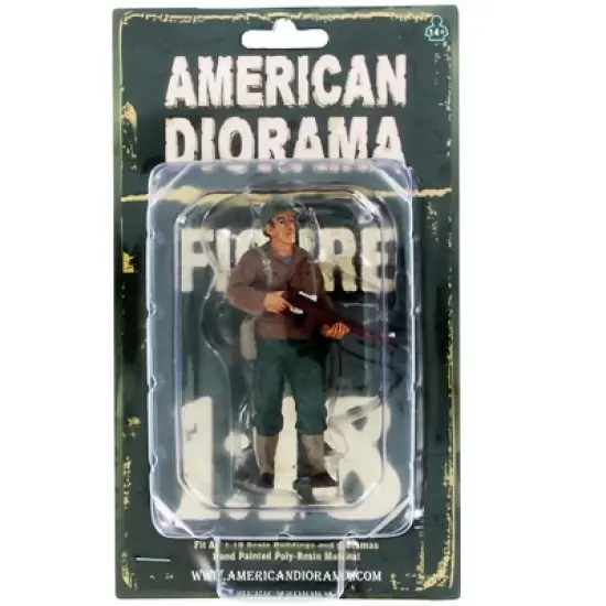 US Army WWII Figure II For 1:18 Scale Models by American Diorama image {3}