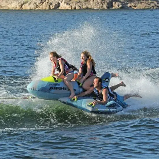 Airhead Fighter Jet 4 Person Towable Tube image {1}