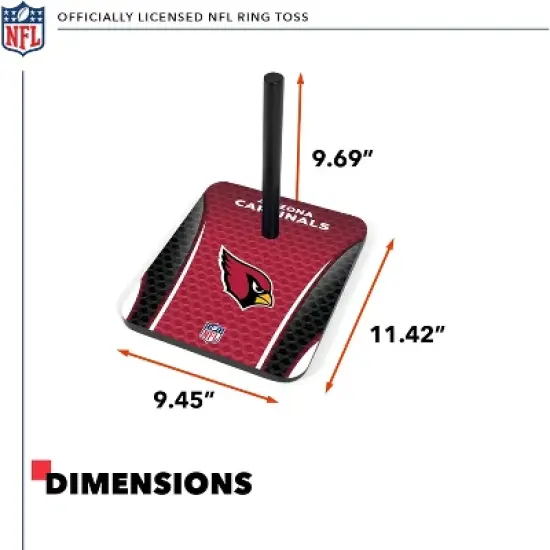 NFL Arizona Cardinals Solid Wood Quoits Toss Game image {2}