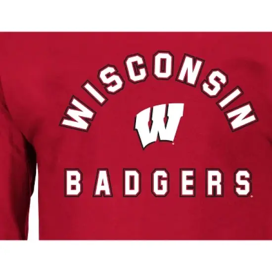 NCAA Wisconsin Badgers Men's Big and Tall Long Sleeve T-Shirt image {2}