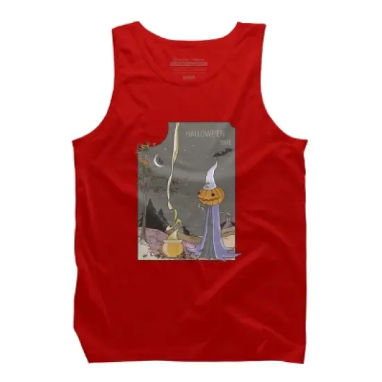 Men's Design By Humans Halloween magic brewery By runcatrun Tank Top image {4}