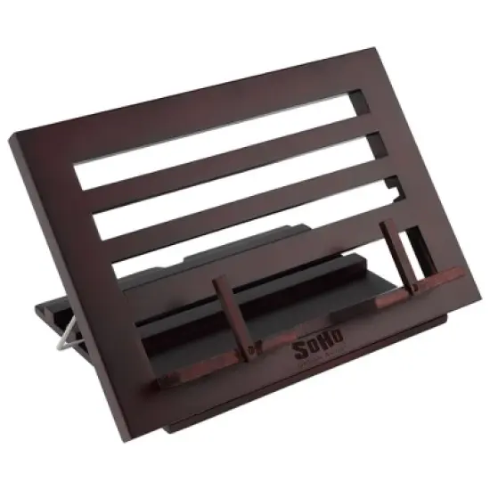 SoHo Urban Artist Tabletop Desk Easel for Painting - Mahogany Finish, Stylish Display Stand with Bookrest image {7}
