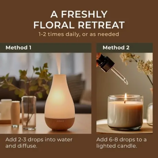 Gya Labs Egyptian Geranium Essential Oil -  0.34 Fl Oz - Aromatherapy image {3}