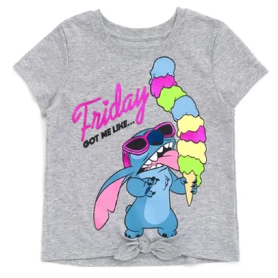 Disney Lilo & Stitch Girls 3 Pack T-Shirts Little Kid to Big Kid image {4}