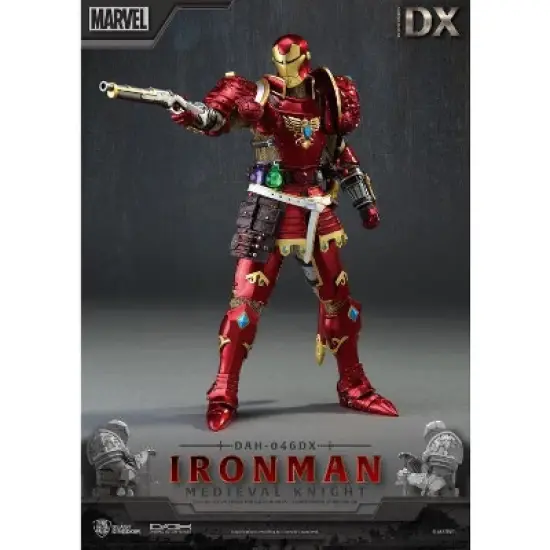 DAH-046DX Medieval Knight Iron Man Deluxe Version Dynamic 8ction Heroes | Marvel | Beast Kingdom Action figures image {1}