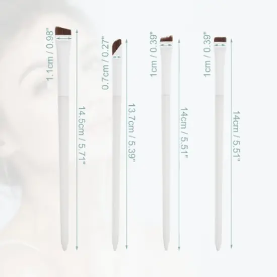 Unique Bargains Makeup Brushes Sets 4 Pcs image {4}