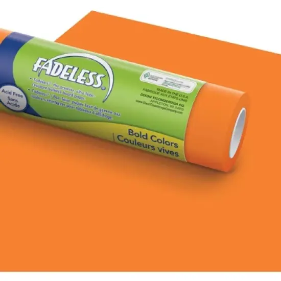 Fadeless Paper Roll, Orange, 48 Inches x 50 Feet image {5}