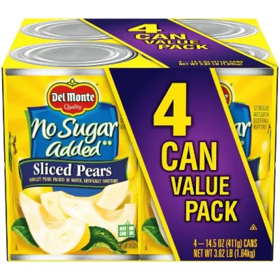 Del Monte Sliced Pears - 58oz / 4pk image {3}