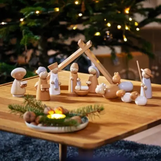 HABA Nativity Scene 12-Piece Set (Made in Germany) image {1}