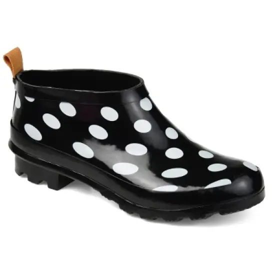 Journee Collection Womens Rainer Block Heel Rain Boots image {9}