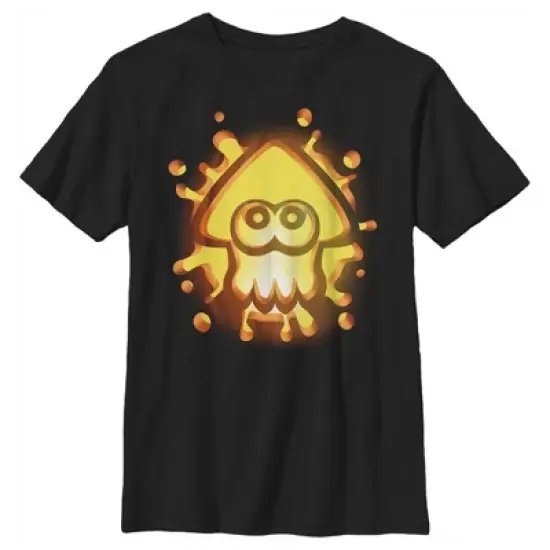 Boy's Nintendo Halloween Splatoon Pumpkin T-Shirt image {3}