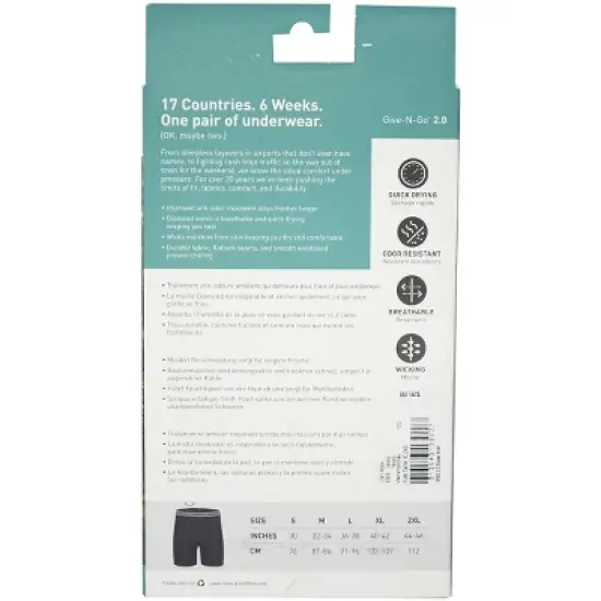 ExOfficio Give-N-Go 2.0 Boxer Briefs - Navy image {2}