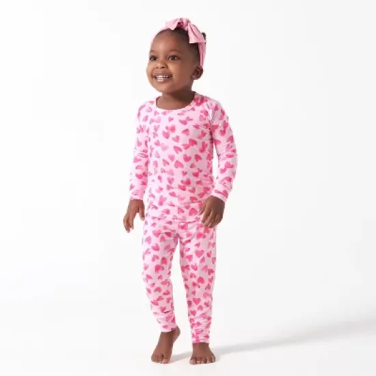 Gerber Infant & Toddler Girls' Buttery Soft Snug Fit Pajama Set image {1}