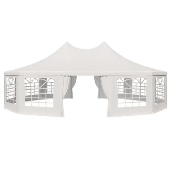 EROMMY 29.5 Ft. W &times; 23.5 Ft. D Metal Party Tent image {1}