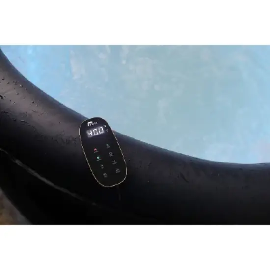 MSpa Aurora Round Bubble Spa with Thermal Cover 245 Gal 138 Electric 110 Volt AC Inflatable Hot Tub image {8}