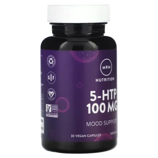 MRM Nutrition 5-HTP, 100 mg, 30 Vegan Capsules image {3}