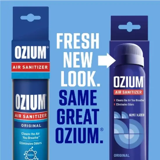 OZIUM 3.5oz Original Scent Air Sanitizer Spray: Odor Eliminator & Freshener, Ozone Spray, Clear Liquid, 1 Pack image {5}