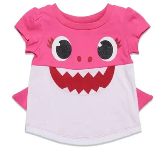 Pinkfong Baby Shark T-Shirt and French Terry Shorts Outfit Set Toddler image {1}