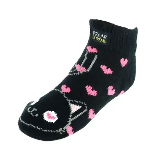 Polar Extreme Kid's Critter Thermal Footie Slipper Socks image {1}