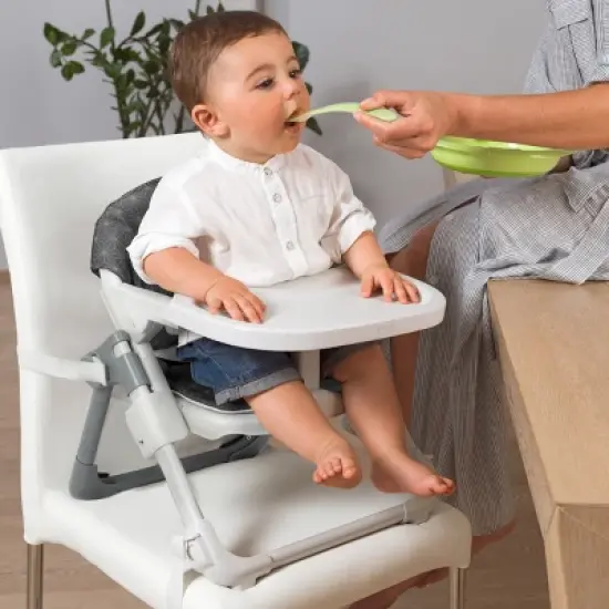 Chicco Take a Seat Booster High Chair - Gray Star image {1}