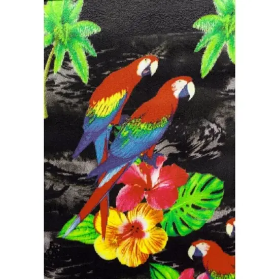 LA LEELA Men's Vacation Beachwear Lava Lava Sarongs Swimwear Cover Up Summer Long Holidays Wrap Vacation Pareo For Men One Size Black, Floral image {4}