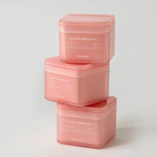 MEDIHEAL Collagen Ampoule Toner Pads - 100ct image {8}