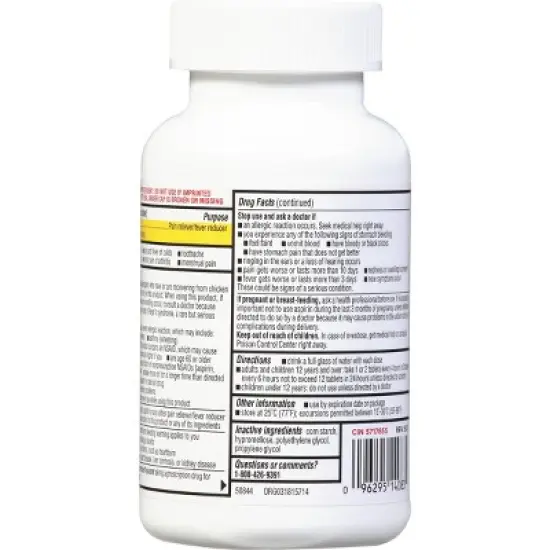 Leader Aspirin, Genuine, 325 mg, Tablets image {2}