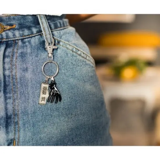 SalesOne LLC A Nightmare On Elm Street Sign and Freddy Glove Heavy Duty Metal Car Keychain image {5}