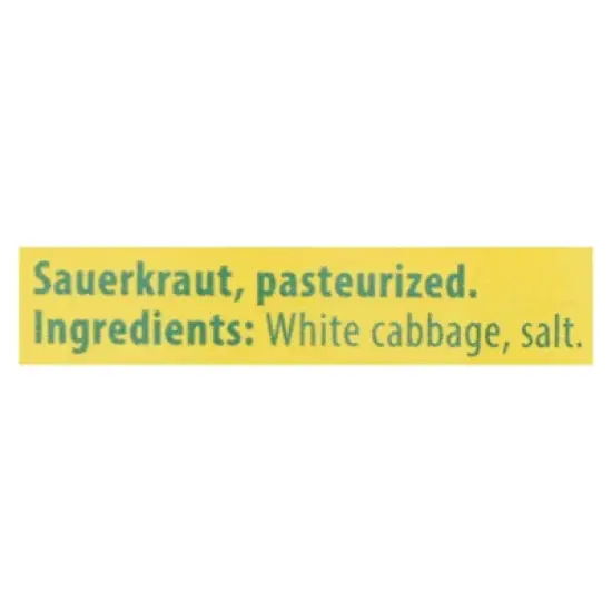 Kuhne Traditional Barrel Sauerkraut - Case of 6/28.5 oz image {6}