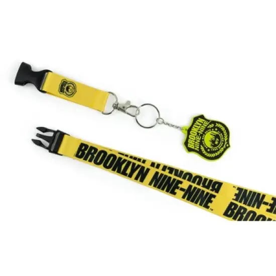 Just Funky Brooklyn Nine Nine Official Lanyard For Keys & ID Badges | Bonus Charm Included image {3}