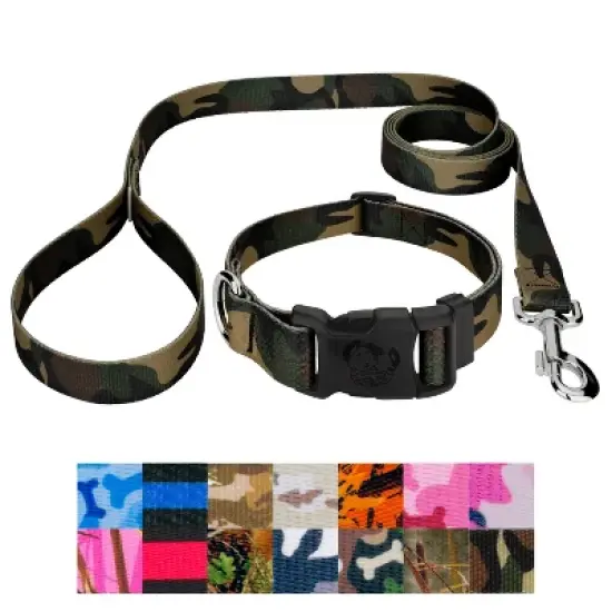 Country Brook Petz Deluxe Collar and Leash - Camouflage Collection image {7}