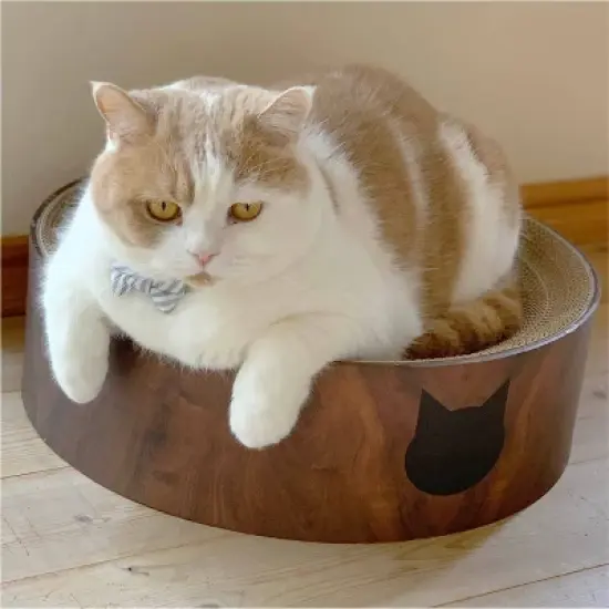 Necoichi Cozy Cat Scratcher Bowl image {10}