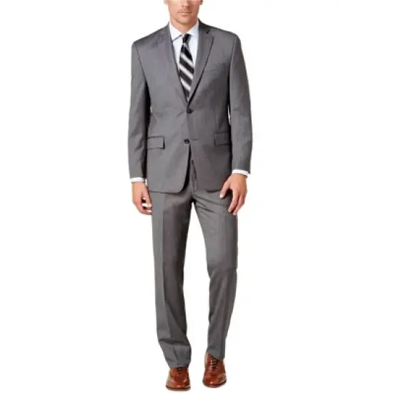 Michael Kors Mens Birdseye Two Button Formal Suit image {2}