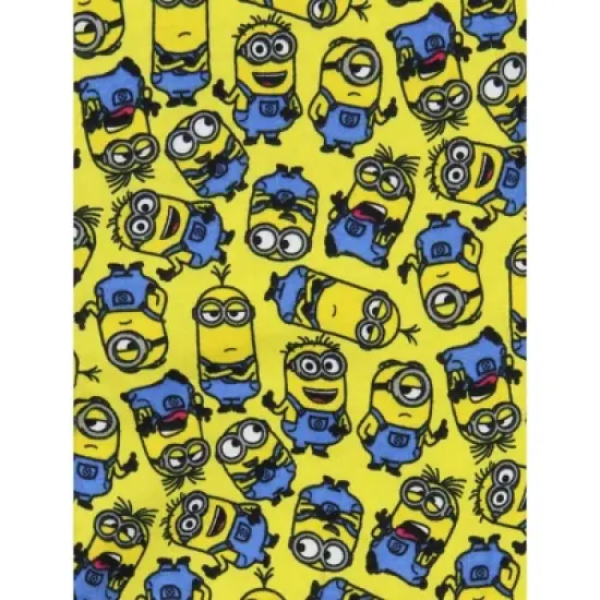 Despicable Me Boys' Minions Crew Bob Stuart Phil Kevin Sleep Pajama Set Yellow image {2}