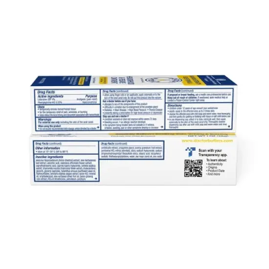 Doctor Butler's Maximum Strength Hemorrhoid Ointment, 1 Count image {1}