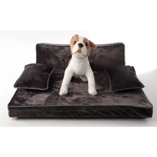 Precious Tails Modern Sofa Cat and Dog Bed - M - Charcoal image {6}