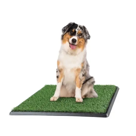 Pee Pads for Dogs - Set of 3 Replacement Turf Grass Mats for Potty Training - Dog Housebreaking Supplies for Puppies and Small Pets by PETMAKER image {7}