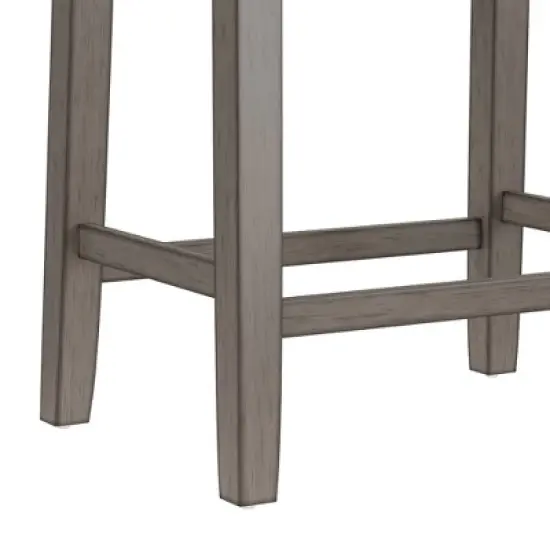 Fiddler Backless 24" NonSwivel Counter Height Barstool Aged Gray - Hillsdale Furniture image {8}