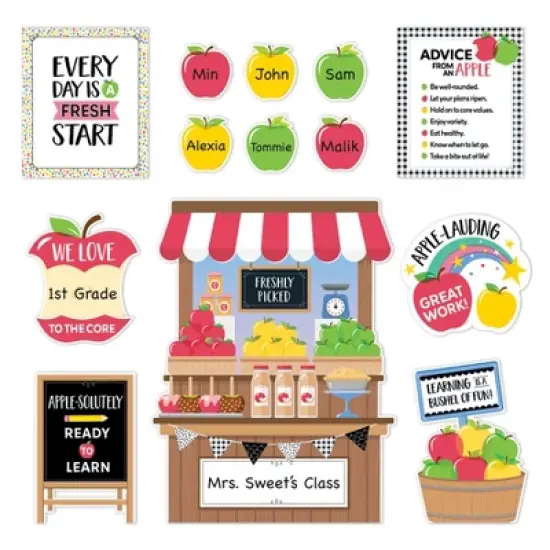 Creative Teaching Press&reg; Apple Time Bulletin Board Set, 39 Pieces image {2}