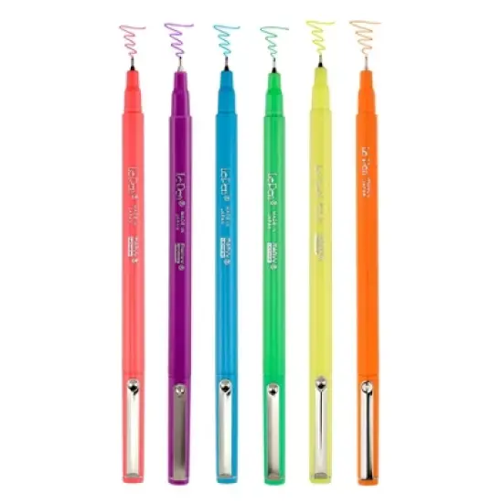 Marvy Uchida&reg; LePen&reg; Flex, 6 Neon Colors image {2}