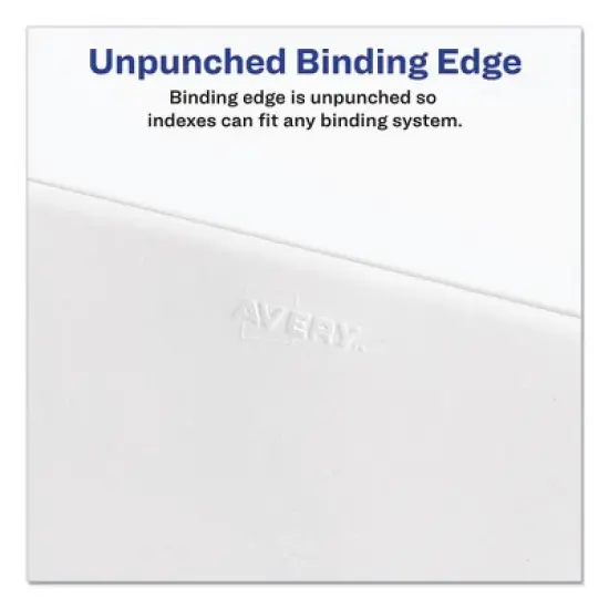 Avery Preprinted Legal Exhibit Side Tab Index Dividers, Avery Style, 25-Tab, 1 to 25, 11 x 8.5, White, 1 Set image {5}